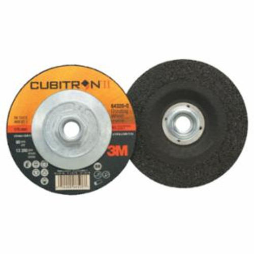 Buy CUBITRON II DEPRESSED CENTER GRINDING WHEEL, 4-1/2, 1/4 IN THICK, 5/8 IN -11 ARBOR, 36 GRIT now and SAVE!