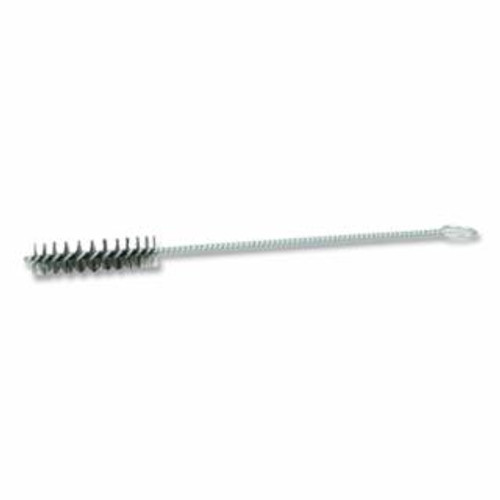 Buy SINGLE-SPIRAL SINGLE-STEM POWER TUBE BRUSH, 1/2 IN, .006 SS, 2 IN B.L. (STS-1/2) now and SAVE!
