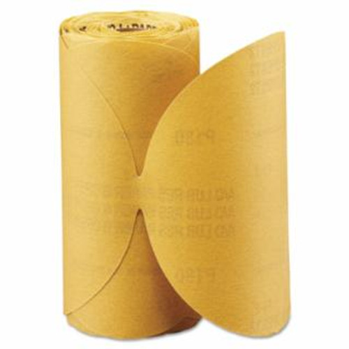 Buy GOLD ALUMINUM OXIDE DRI-LUBE PAPER DISCS, 6 IN DIA., P80 GRIT, ROLL now and SAVE!