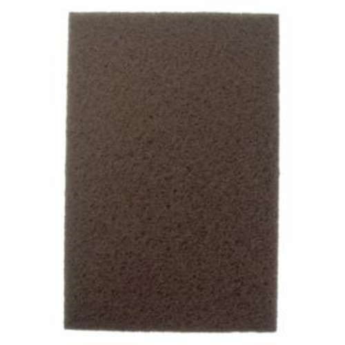 Buy NON-WOVEN HAND PAD, 9 IN X 6 IN, BROWN, ALUMINUM OXIDE, BROWN, HEAVY-DUTY now and SAVE!
