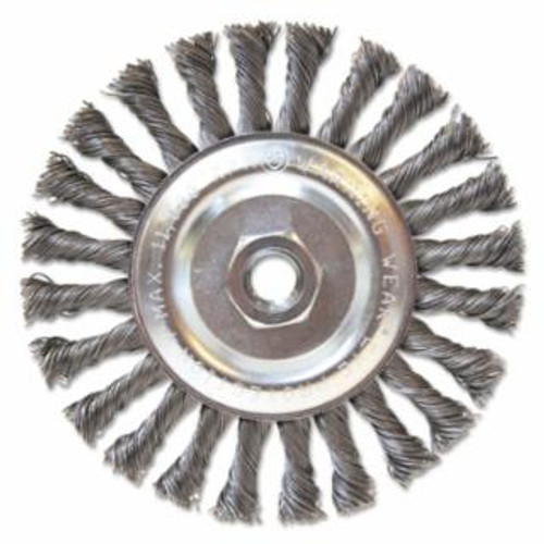 Buy STRINGER BEAD WHEEL BRUSHES, 6 IN D X 1/2 IN W, 0.023 IN STEEL WIRE now and SAVE!