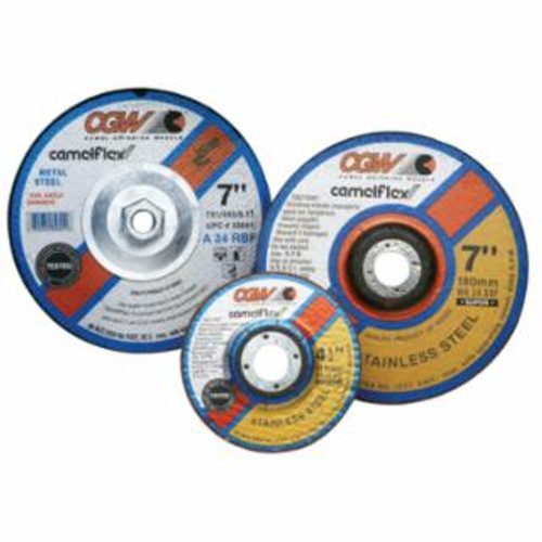 Buy DEPRESSED CENTER GRINDING WHEEL, TYPE 27, 5 IN DIA, 1/4 THICK, 24 GRIT ZIRCONIA now and SAVE!