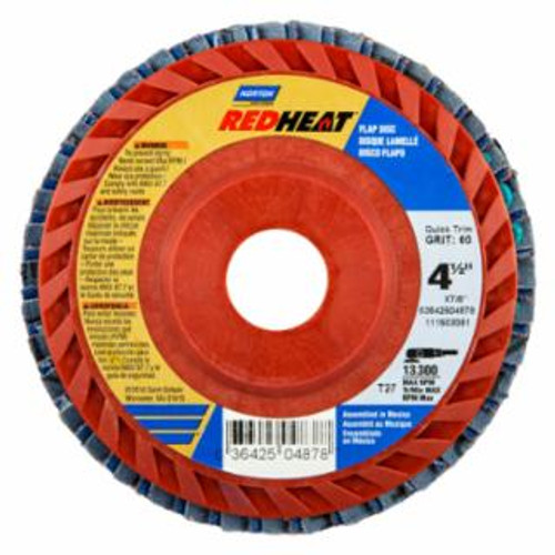 Buy TYPE 27 TWINSTAR FLAP DISCS, 4 1/2 IN, 60 GRIT, 7/8 IN ARBOR, 13,000 RPM now and SAVE!