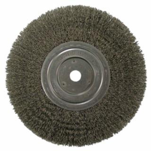 Buy WOLVERINE CRIMPED WIRE WHEEL, 8 IN DIA, WIDE, .014 IN, CARBON STEEL, 6,000 RPM now and SAVE!