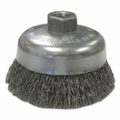 Buy CRIMPED WIRE CUP BRUSHES, 4 IN DIA., 0.02 IN CARBON STEEL WIRE now and SAVE!