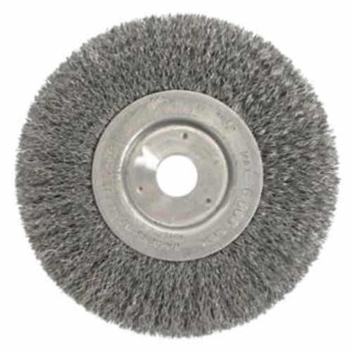 Buy NARROW FACE CRIMPED WIRE WHEEL, 6 IN D, .0118 STEEL WIRE now and SAVE!