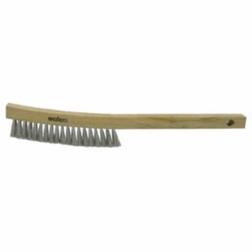 Buy PLATER'S BRUSHES, 4 X 19 ROWS,STAINLESS STEEL WIRE WIRE, WOOD HANDLE now and SAVE!