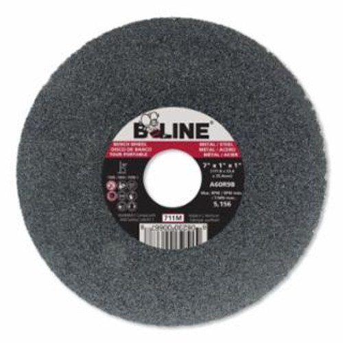 Buy STRAIGHT RESINOID WHEEL, 7 IN DIA, 1 IN THICK, 1 IN ARBOR, MEDIUM GRIT, T1 now and SAVE!
