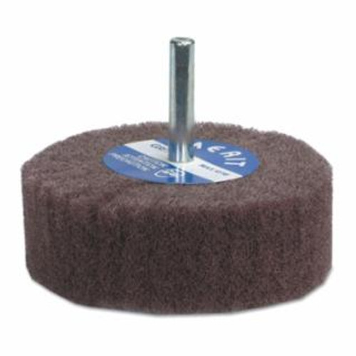 Buy NON-WOVEN FLAP WHEELS WITH MOUNTED STEEL SHANK, 3 IN, 240 GRIT, 12,000 RPM now and SAVE!