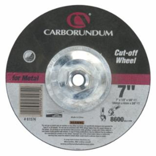 Buy DEPRESSED CENTER WHEEL, 7 IN DIA, 1/8 IN THICK, 5/8 IN ARBOR, ALUMINUM OXIDE now and SAVE!