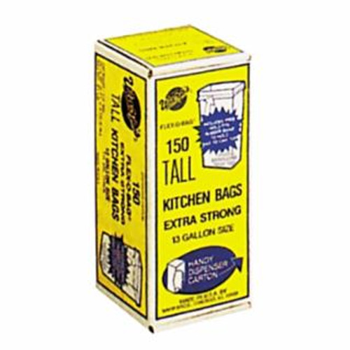 Buy FLEX-O-BAG TRASH CAN LINERS AND CONTRACTOR BAGS, 33 GAL, 1.5 MIL, 33 IN X 40 IN, BLACK, HIGH COUNT INDUSTRIAL LINER now and SAVE!