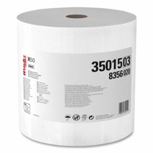 Buy WYPALL X50 WIPERS, BLUE, 9.8 IN W X 12.2 IN L, JUMBO ROLL, 1,100 SHEETS PER ROLL/1 ROLL PER CASE now and SAVE!