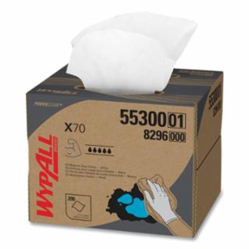 Buy WYPALL X70 CLOTHS, WHITE, 11.1 IN W X 16.8 IN L, 200 SHEETS/UNIT, BOX, 1 CA/CA now and SAVE!