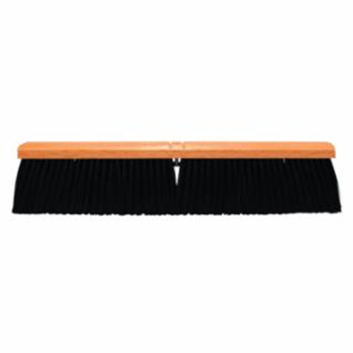 Buy NO. 24A LINE GARAGE BRUSHES, 24 IN HARDWOOD BLOCK, 4 IN TRIM L, STIFF BLACK POLY now and SAVE!