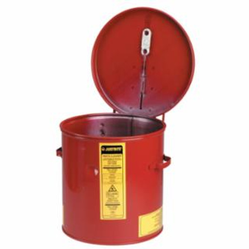 Buy DIP TANK FOR CLEANING PARTS, MANUAL COVER WITH FUSIBLE LINK, 10 IN H X 9.375 IN DIA OUTER, 2 GAL, STEEL, RED now and SAVE!