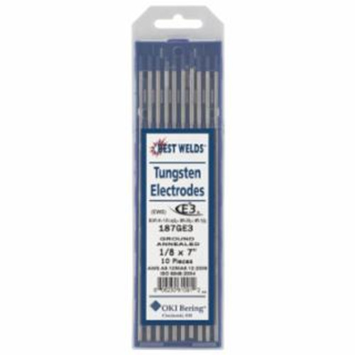 Buy TUNGSTEN ELECTRODE, E3, 7 IN, SIZE 1/8 now and SAVE!
