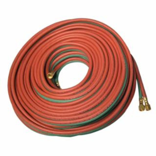 Buy GRADE T TWIN-LINE WELDING HOSE, 1/4 IN, 50 FT, BB FITTINGS, FUEL GASES AND OXYGEN now and SAVE!