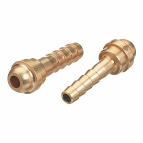 Buy BARBED HOSE NIPPLE, 200 PSIG, BRASS, B-SIZE, 1-15/32 IN L, 3/8 IN HOSE ID now and SAVE!