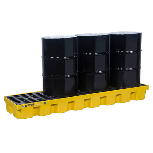 4 Drum Pallet Inline Yellow With Plug 28632