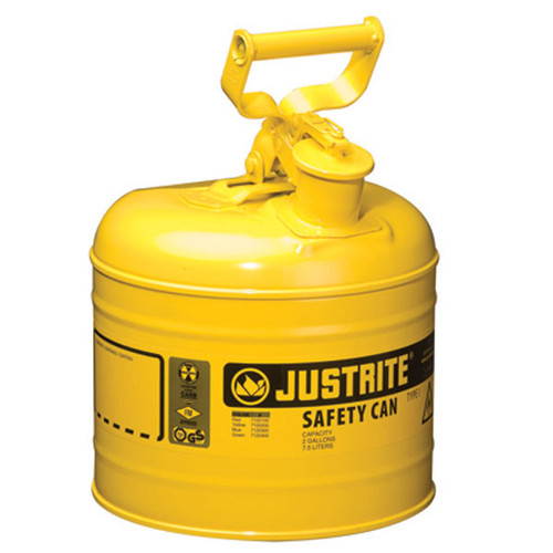 2 Gallon/7.5 Liter Safety Can Yellow 7120200
