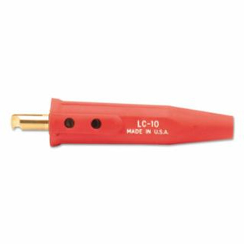 Buy CABLE CONNECTOR, SINGLE OVAL THRU POINT SCREW CONNECTION, MALE, 1/0 THRU 4/0 CAPACITY, RED now and SAVE!