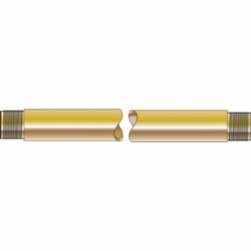 Buy THREADED PIPE NIPPLES, NIPPLE, 3,000 PSIG, BRASS ALLOY 360, 6 IN, 1/2 IN (NPT) now and SAVE!