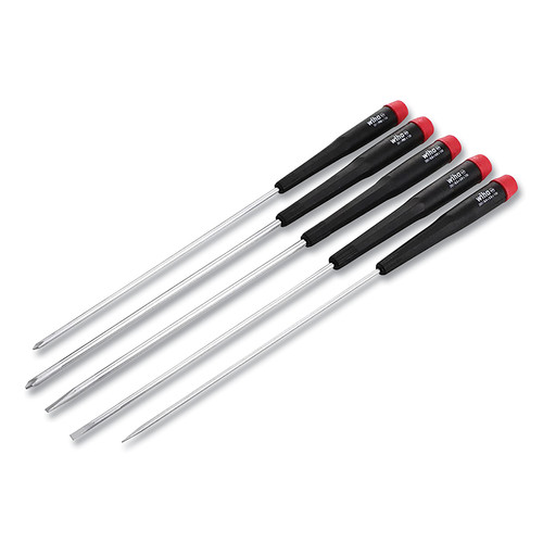 BUY 5 PC PRECISION SLOTTED AND PHILLIPS SCREWDRIVER SET, ERGONOMIC GRIP now and SAVE!
