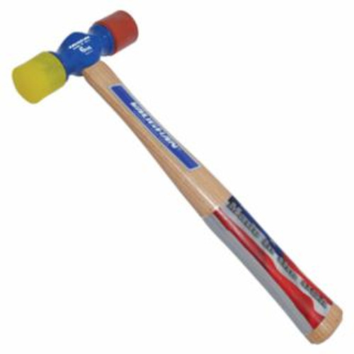 BUY SOFT FACE HAMMER, 6 OZ HEAD, 1 IN DIA, 13-1/8 IN IN HANDLE L, NATURAL now and SAVE!