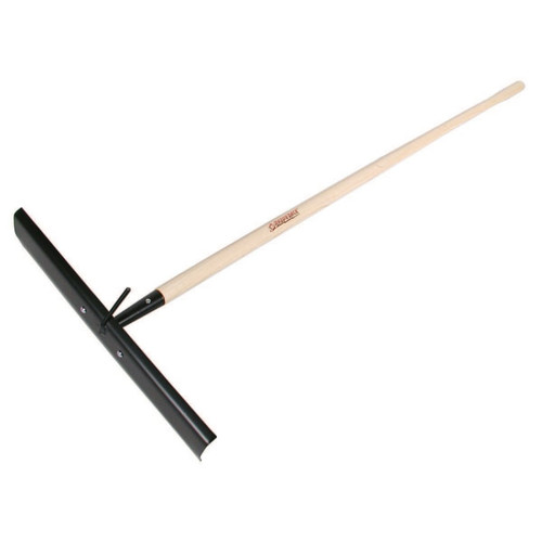 BUY CONCRETE RAKE W/REBAR HOOK, 20 IN STEEL BLADE, 60 IN WHITE ASH HANDLE now and SAVE!