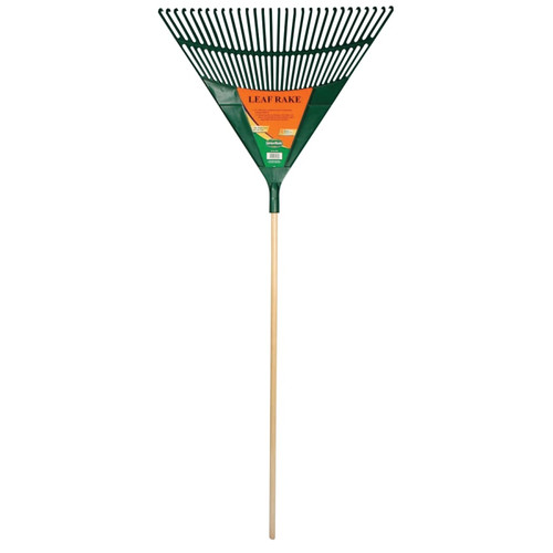 BUY LEAF RAKE, 30 IN POLY BLADE, 48 IN AMERICAN HARDWOOD HANDLE now and SAVE!