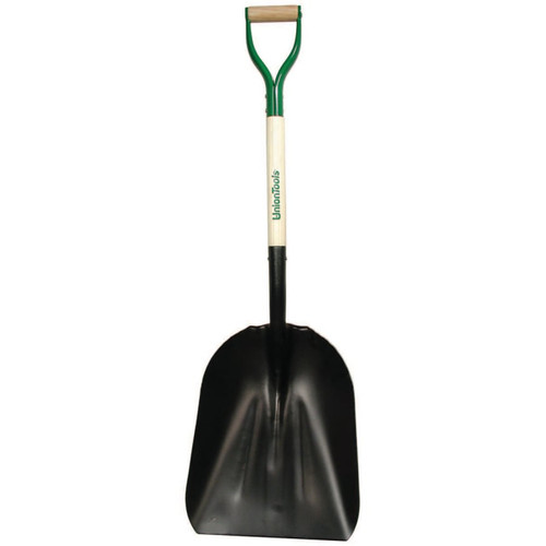 BUY STEEL SCOOPS, 19 IN X 15 IN BLADE, 27 IN WHITE ASH STEEL D-GRIP HANDLE now and SAVE!