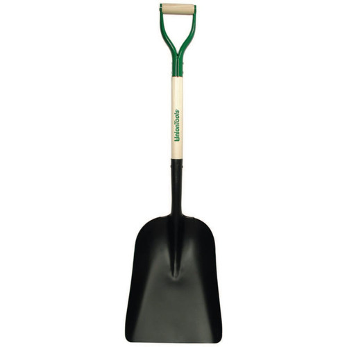BUY STEEL SCOOPS, 17 IN X 12 IN BLADE, 48 IN WHITE ASH STEEL D-GRIP HANDLE now and SAVE!