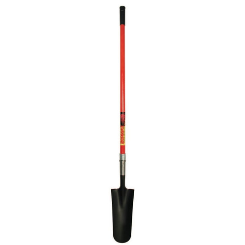 BUY DRAIN SPADE, 14 IN L X 4.75 IN W ROUND BLADE, 48 IN FIBERGLASS STRAIGHT CUSHION END GRIP HANDLE now and SAVE!