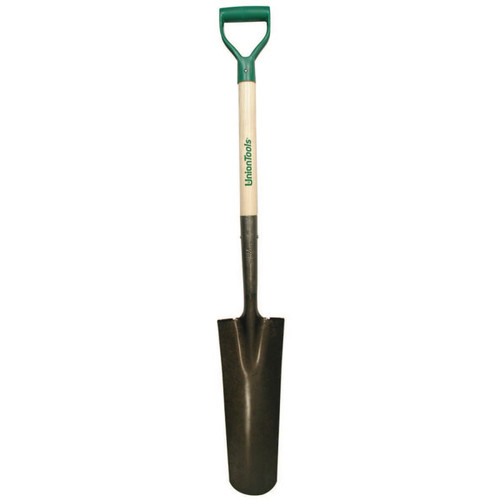 BUY DRAIN & POST SPADE, 16 IN L X 6 IN W ROUND BLADE, 27 IN HARDWOOD POLY D-GRIP HANDLE now and SAVE!