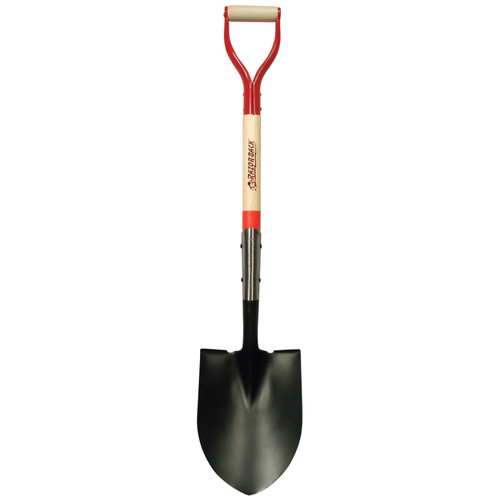 BUY ROUND POINT SHOVEL, 12 IN L X 9.5 IN W BLADE, 30 IN NORTH AMERICAN HARDWOOD STEEL D-GRIP HANDLE, FORWARD TURNED-STEP now and SAVE!