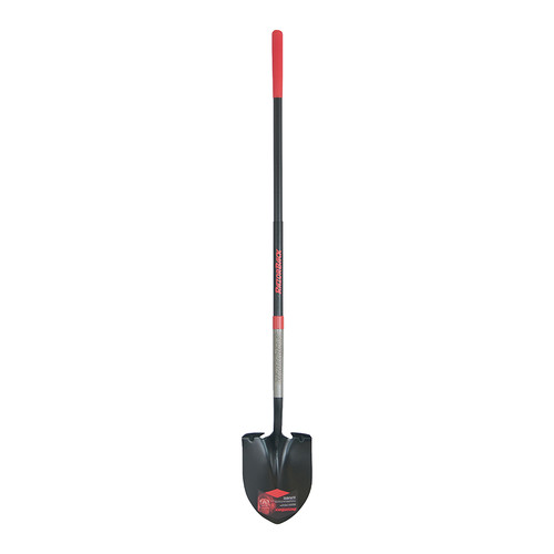 BUY ROUND POINT SHOVEL, 12 IN L X 9.5 IN W BLADE, 48 IN FIBERGLASS STRAIGHT HANDLE, POWERSTEP/SUPERSOCKET now and SAVE!