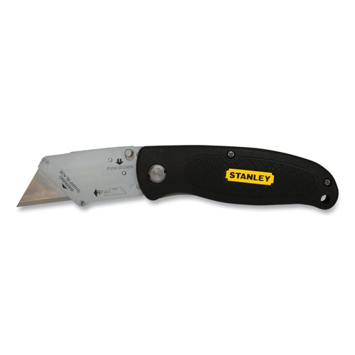 BUY FOLDING FIXED UTILITY KNIFE, 6-1/2 IN, STEEL, NYLON, GRAY/BLACK now and SAVE!