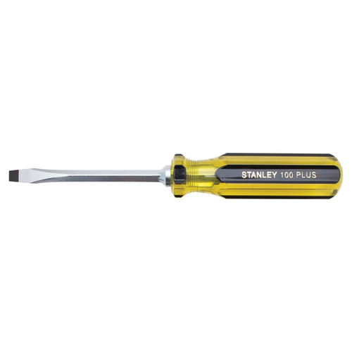 BUY 100 PLUS  SQUARE BLADE STANDARD TIP SCREWDRIVER, 1/4 IN TIP, 8-3/16 IN OVERALL L now and SAVE!