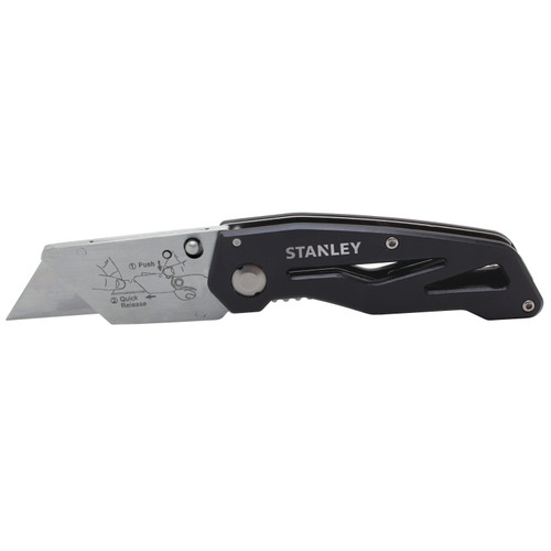 BUY FOLDING FIXED UTILITY KNIFE, 5-3/4 IN, STEEL, ALUMINUM, GRAY/BLACK now and SAVE!