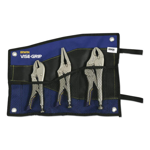 BUY FAST RELEASE LOCKING PLIERS SET, 3 PC, 7R, 6LN, 11CR, BAG now and SAVE!