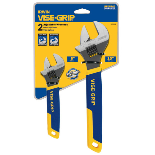 BUY VISE-GRIP 2-PC ADJUSTABLE WRENCH SET,  6 IN AND 10 IN LONG now and SAVE!