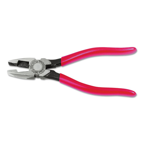 BUY NEW ENGLAND STYLE LINEMANS PLIERS, 6 3/16 IN LENGTH, PLASTISOL GRIP now and SAVE!