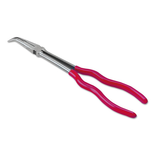 BUY LONG REACH BENT NEEDLE NOSE PLIERS, FORGED ALLOY STEEL, 11 3/8 IN now and SAVE!