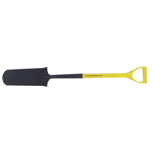 BUY ERGO POWER DRAIN SPADE, 14 IN X 4.75 IN ROUND PT BLADE, 27 IN FIBERGLASS D-HANDLE now and SAVE!