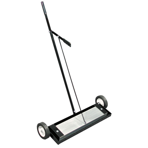 BUY MAGNETIC FLOOR SWEEPER, 6 LB, ALUMINUM/RUBBER/STEEL, 24 IN W, 48 IN HANDLE now and SAVE!