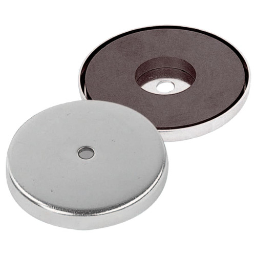 BUY CERAMIC MAGNET ROUND BASE, CHROME PLATED STEEL, 25 LB LOAD CAP, 2.03 IN DIA now and SAVE!