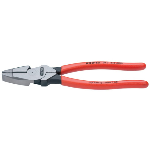 BUY NEW ENGLAND LINESMAN PLIERS, 9 1/2 IN LENGTH, PLASTIC COATED HANDLE now and SAVE!