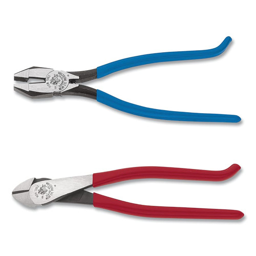 BUY IRONWORKER'S PLIER SET, 2 PIECE, 9-1/4 IN SIDE CUTTER, 9-3/16 IN DIAGONAL CUTTER now and SAVE!