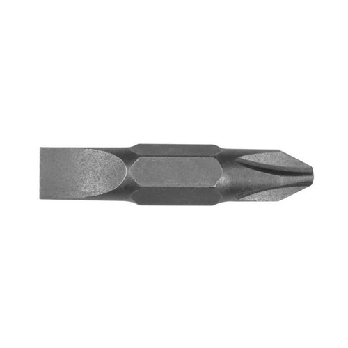 BUY MULTI-BIT SCREWDRIVERS/NUT DRIVERS DOUBLE-END REPLACEMENT BIT, 1.25 IN OAL, #2 PHILLIPS AND 1/4 IN (6.4 MM) SLOTTED now and SAVE!