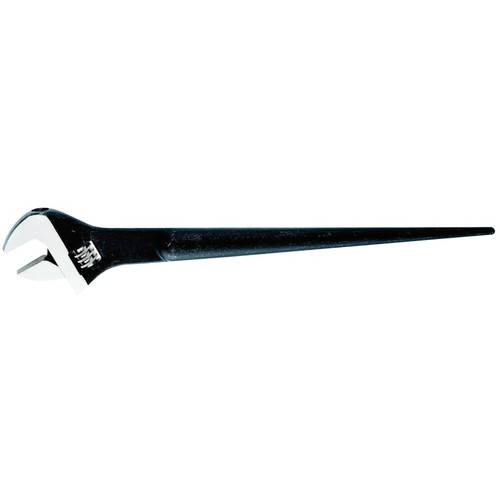 BUY ADJUSTABLE-HEAD CONSTRUCTION WRENCH, 16 IN LONG, 1-1/2 IN OPENING, BLACK OXIDE now and SAVE!